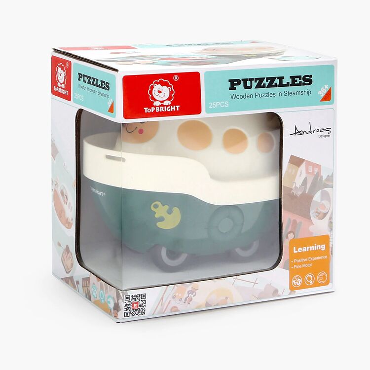 Product Childrens Puzzle 130912 Wooden Puzzles In Steamship image