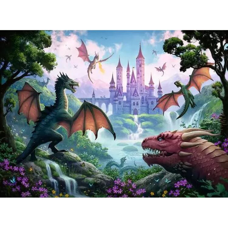 Product Παζλ Ravensburger Puzzle: The Dragon's Wrath XXL (300pcs) (13356) image