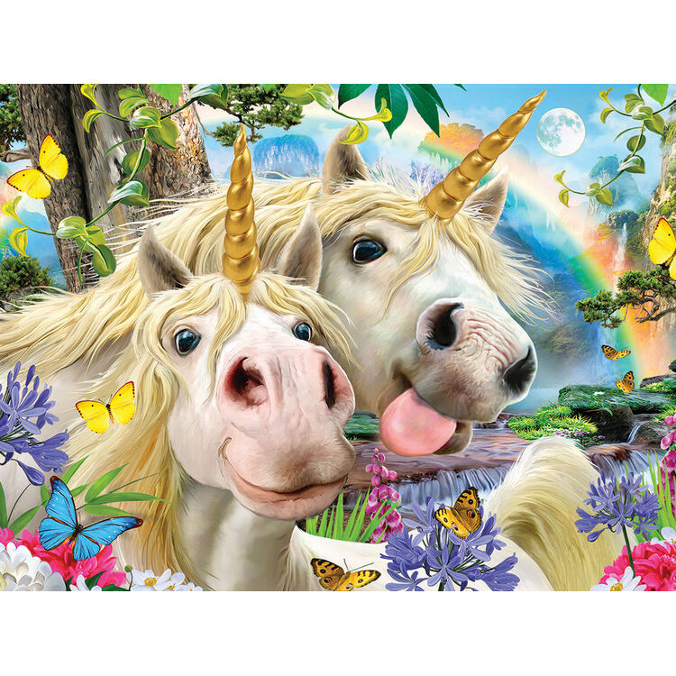 Product Puzzle 13745 3D Howard Robinson - Unicorn Selfie 48 Pieces image