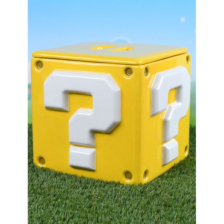 Product Super Mario Question Block Cookie Jar image