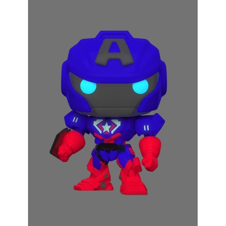 Product Funko Pop! Marvel Mech Captain America GITD (Special Edition) image