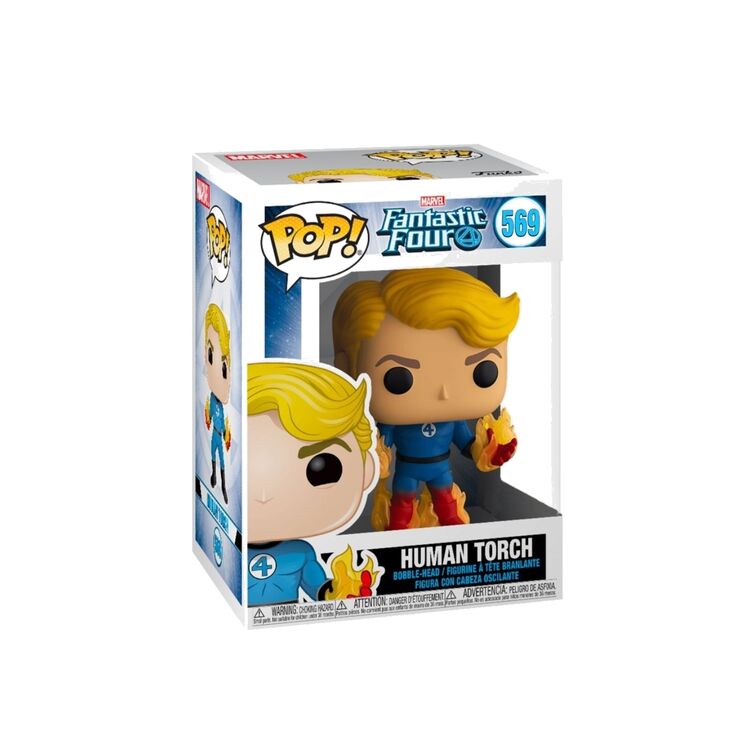 Product Funko Pop! Fantastic Four Human Torch With Flames image