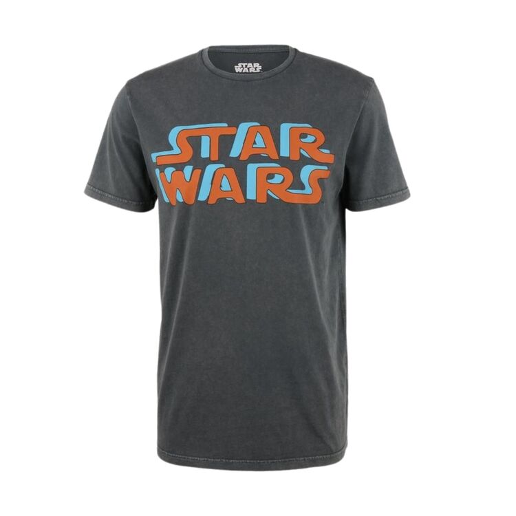 Product Star Wars Sketched Logo Dark Grey Acid T-Shirt image