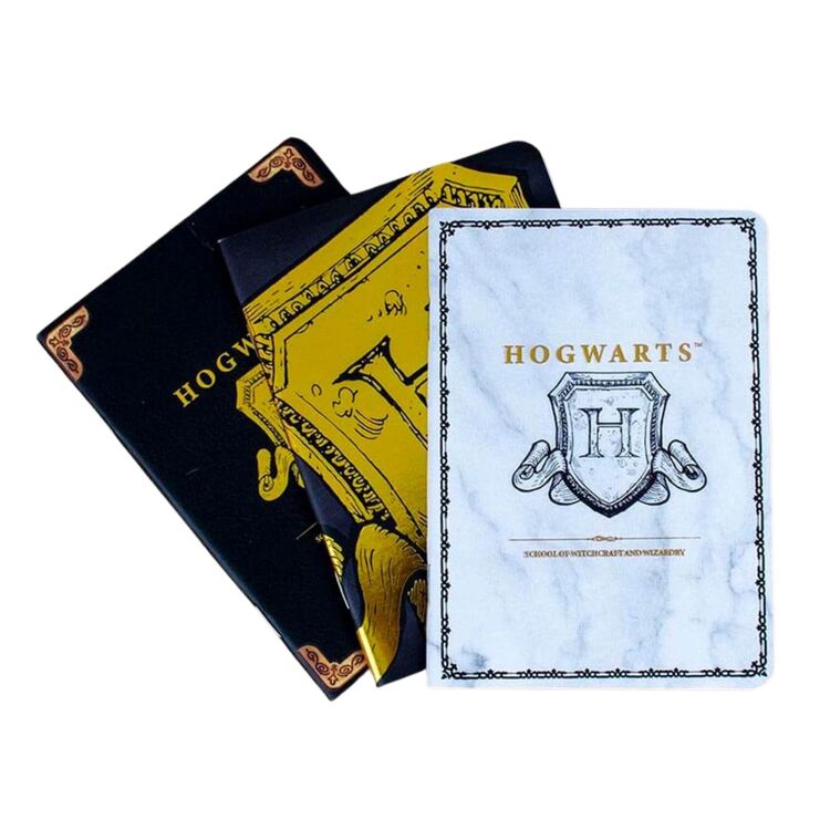 Product Harry Potter A6 Notebooks 3pk Hogwarts Shield image