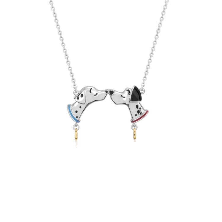 Product Disney Couture Perdita & Pongo Kissing Dogs Necklace image