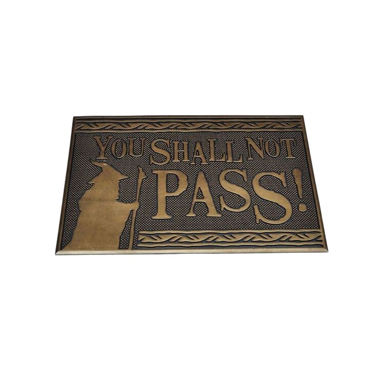 Product Lord Of The Rings You Shall Not Pass Rubber Mat image