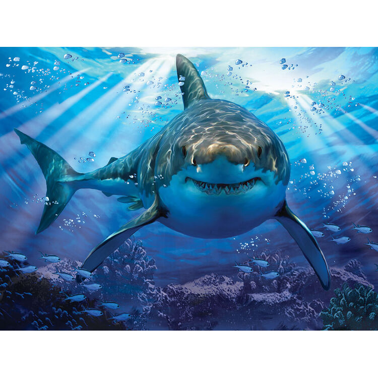 Product Puzzle 16001 3D 1000 Howard Robinson - Great White Shark 1000 Pieces image
