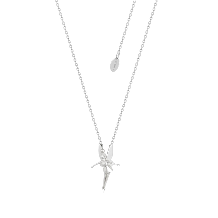Product Disney Couture Sparkle & Shine 925 Sterling Silver Tinkerbell Fairy Necklace image