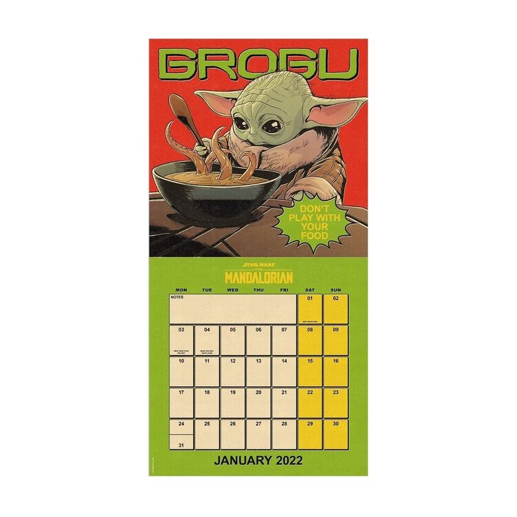 Product Star Wars Calendar 2022 Baby Yoda image