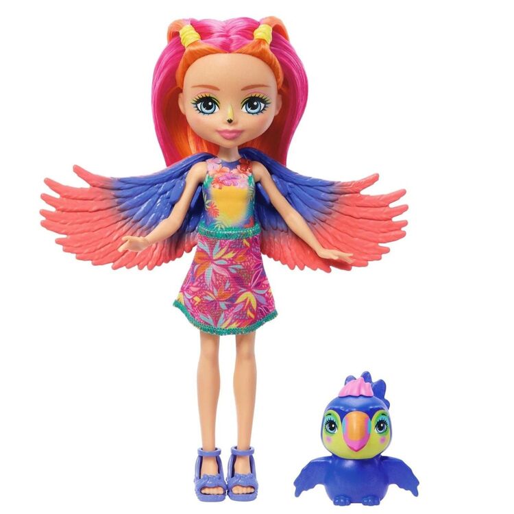 Product Mattel Enchantimals Sunshine Beach - Trippi Toucan and Canopy Doll with Pet (HRX83) image