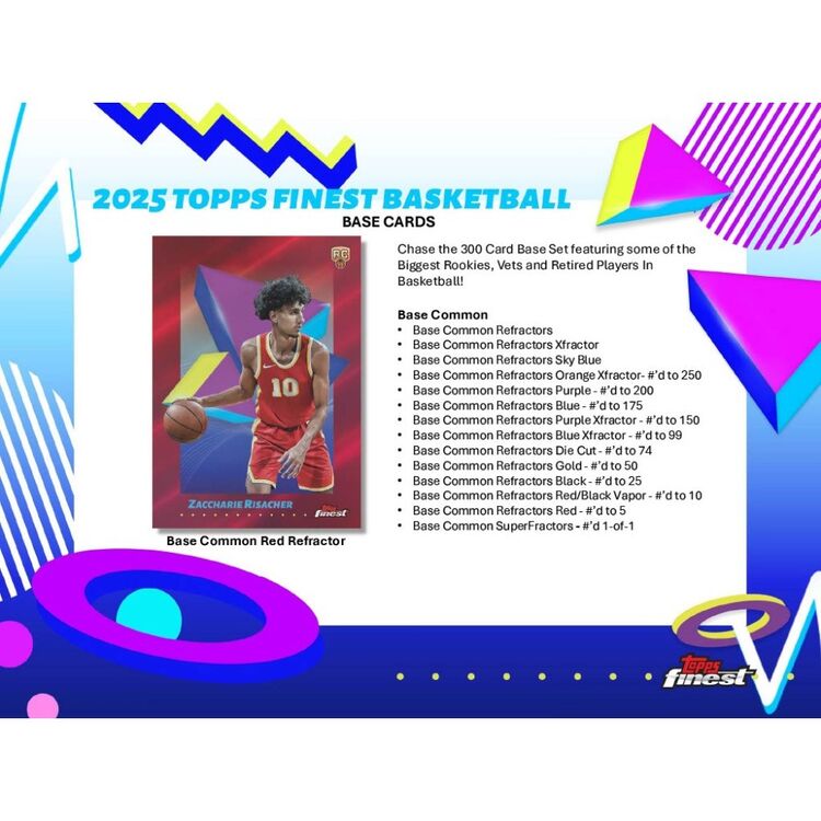 Product Topps 2024-2025 Basketball Finest Hobby Box image