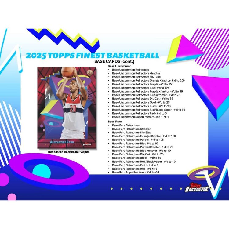 Product Topps 2024-2025 Basketball Finest Hobby Box image
