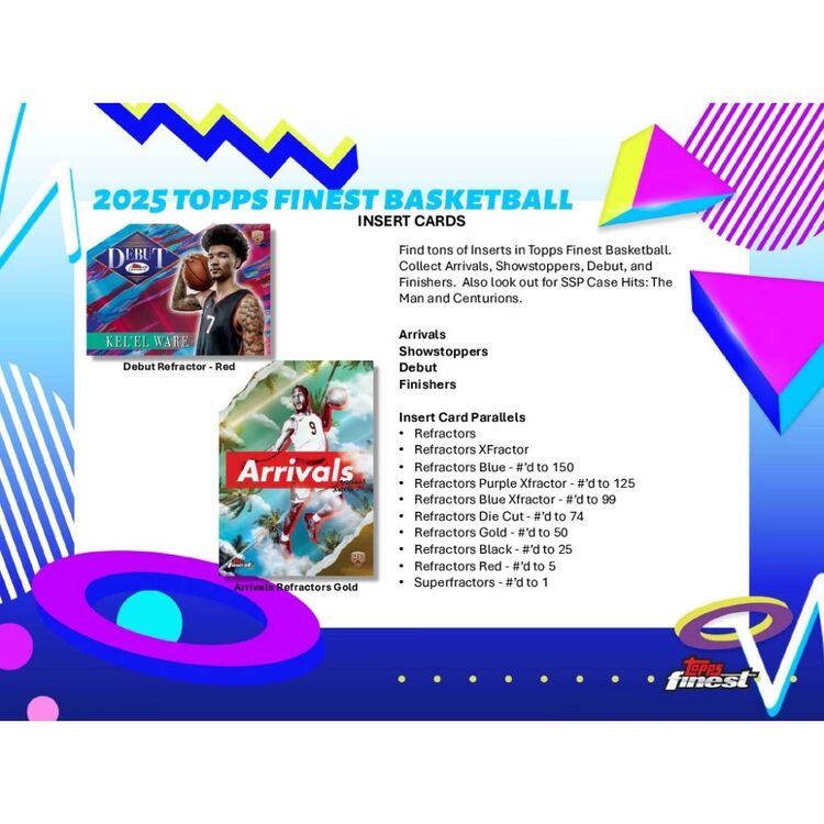 Product Topps 2024-2025 Basketball Finest Hobby Box image