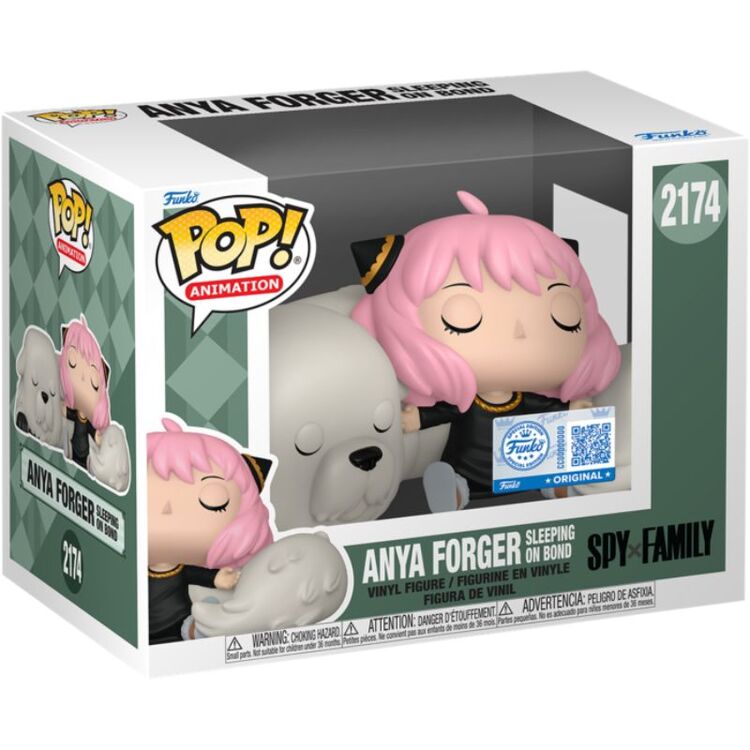 Product Φιγούρα Funko Pop! Spy x Family - Anya Sleeping on Bond (Special Edition) image