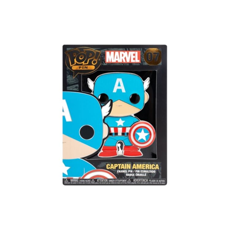 Product Καρφίτσα Funko Pop! Large Pin Marvel Captain America image