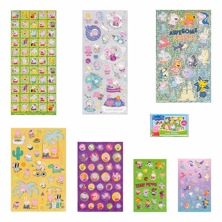 Product Totum Peppa Pig: Super Sticker Set - Fun Games and Scenery Included (BT360167) image