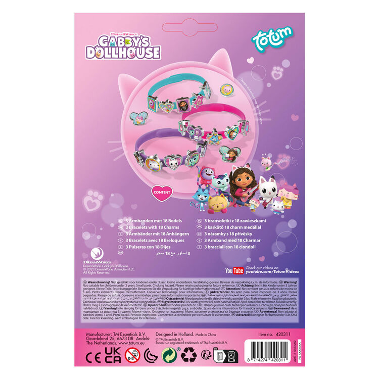 Product Σετ Χειροτεχνίας Totum: Gabby's Dollhouse - Bracelets & Charms (TT420311) image