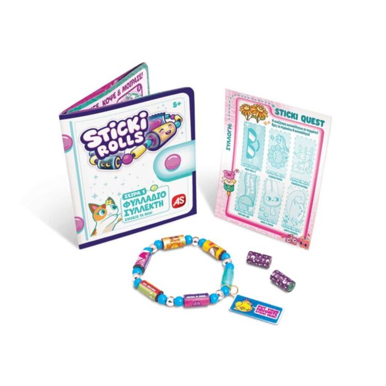 Product AS Sticki Rolls - Βραχιολάκι με Αυτοκόλλητα Μονή Συσκευασία (1863-10000) image