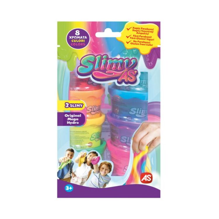 Product AS: Σετ Χλαπάτσα Slimy 8 Βαζάκια, 2Oz Σε Σακουλάκι (1863-36052) image