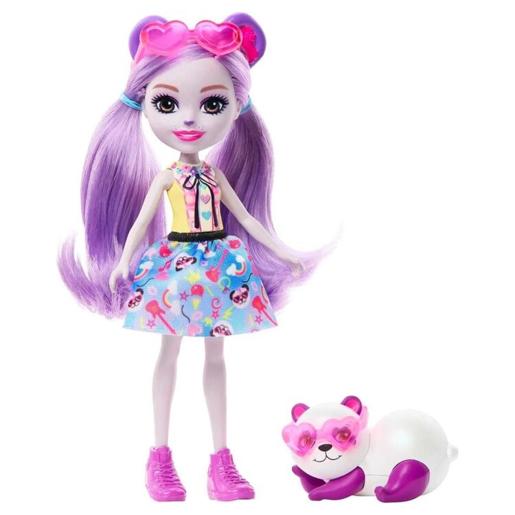 Product Mattel Enchantimals: Glam Party - Pemma Panda Doll  Clamber (HNT58) image