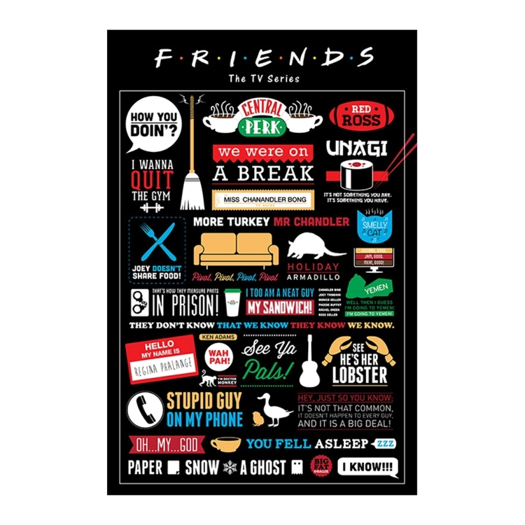 Product Friends Infographic Maxi Poster image