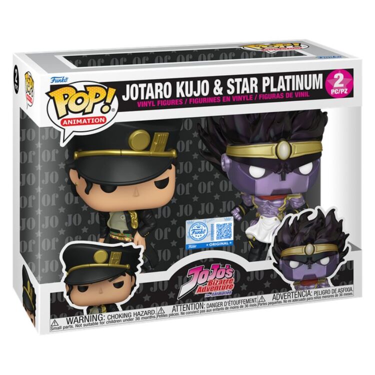 Product Φιγούρα Funko Pop! JoJo's Bizarre Adventure - Jotaro Kujo & Star Platinum (Special Edition) 2-Pack image