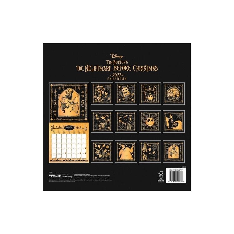 Product Nightmare before Christmas Square 2022 Calendar image