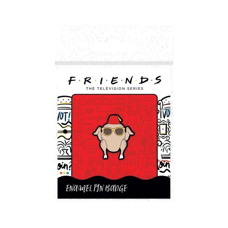 Product Friends Cool Turkey Metal Pin Badge image