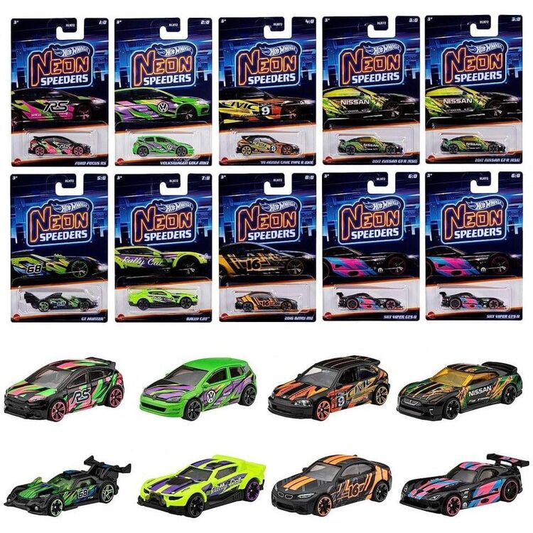 Product Mattel Hot Wheels: Neon Speeders 1τμχ Τυχαία Επιλογή image