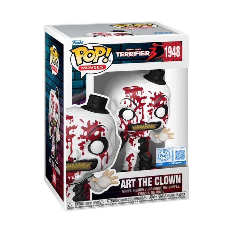 Product Funko Pop! Terrifier - Art the Clown with Knife (Bloody) (Special Edition) (Chase is Possible) image