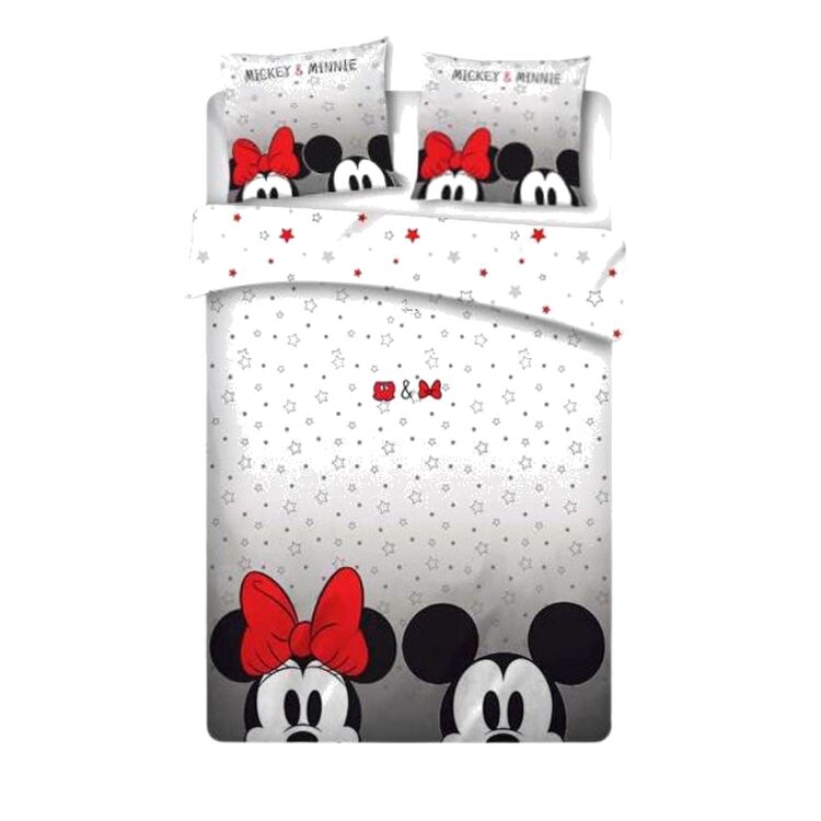 Product Disney Mickey And Minnie Eyes Duvet Cover Bed image