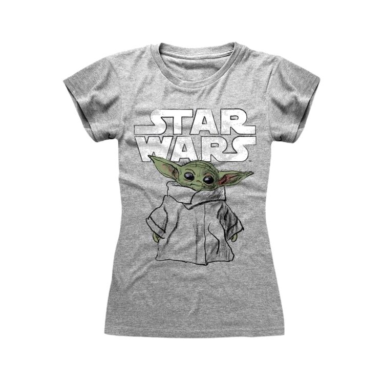 Product Star Wars Mandalorian The Child Sketch Women's T-shirt image