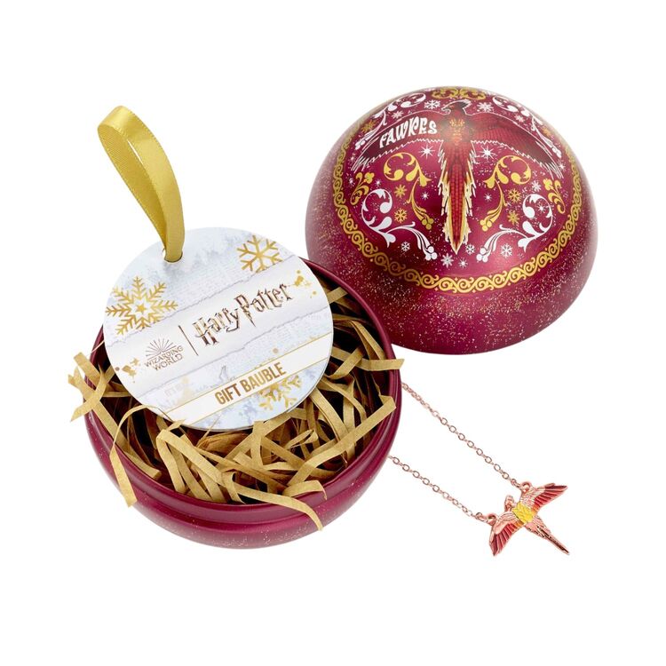 Product Χριστουγεννιάτικο Στολίδι και Κολιέ Harry Potter Christmas Fawkes image