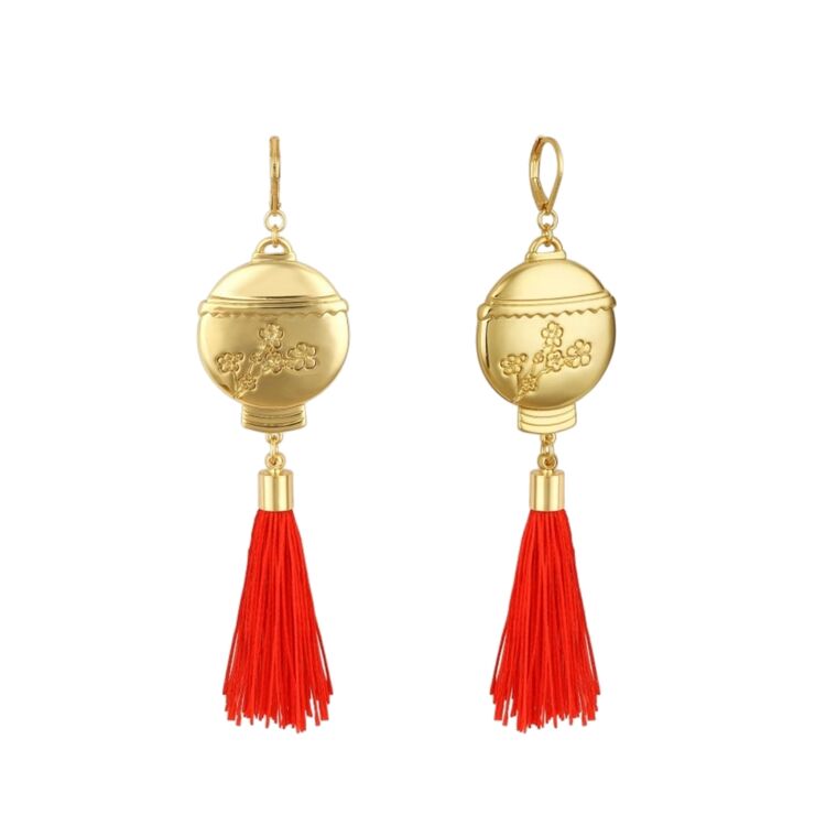 Product Disney Couture Mulan Statement Lantern with Red Tassels image