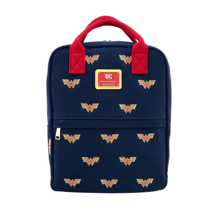 Product Loungefly DC Comics Wonder Woman Logo Mini Canva Backpack image