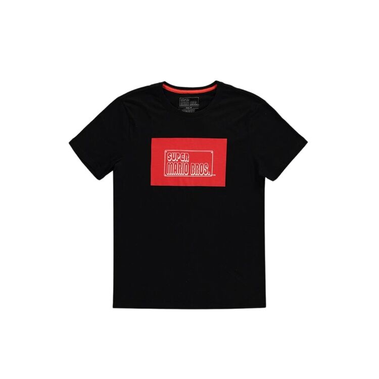 Product Nintendo 8bit Super Mario Black T-shirt image