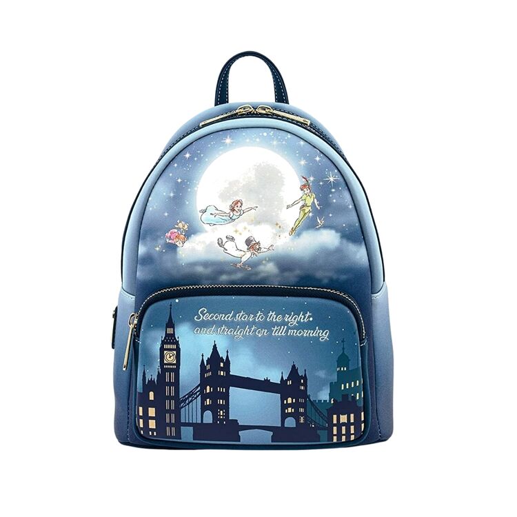 Product Loungefly Peter Pan Second Star Glow Mini Backpack image