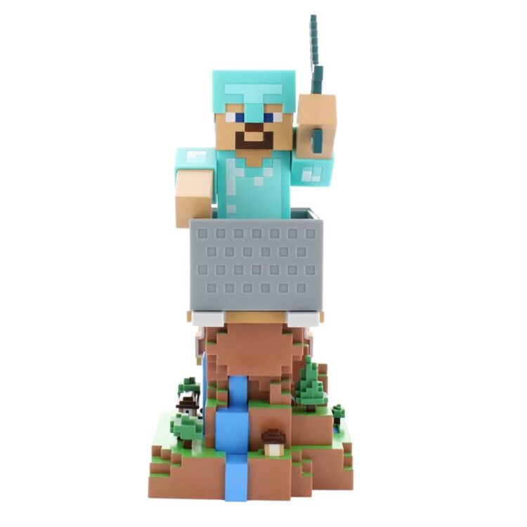 Product Cable Guys Minecraft Steve in DiamondArmour Phone & Controller Holder image