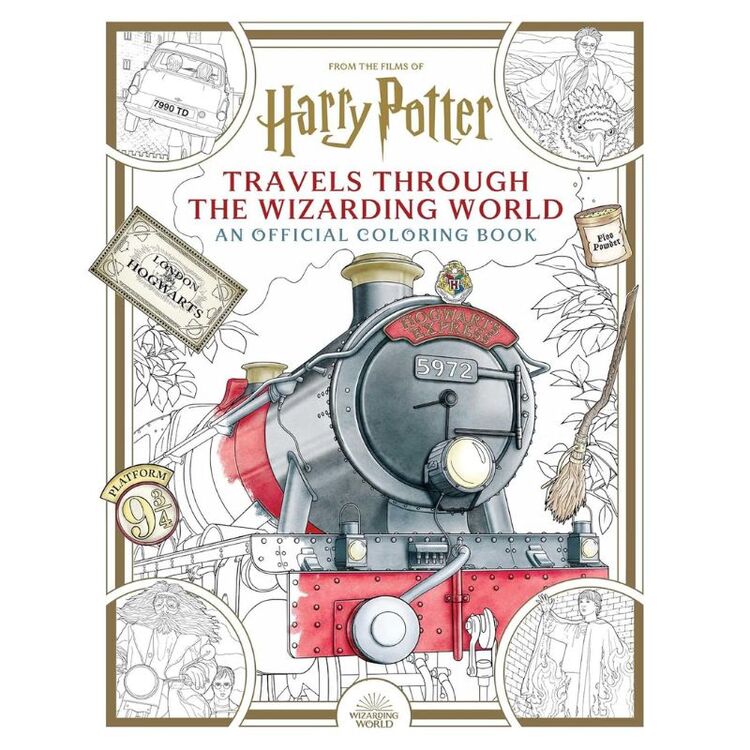 Product Harry Potter: Travels Through the Wizarding World: An Official Coloring Book image