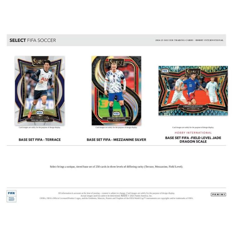 Product Panini 2024-2025 Select FIFA Soccer Hobby Box International image
