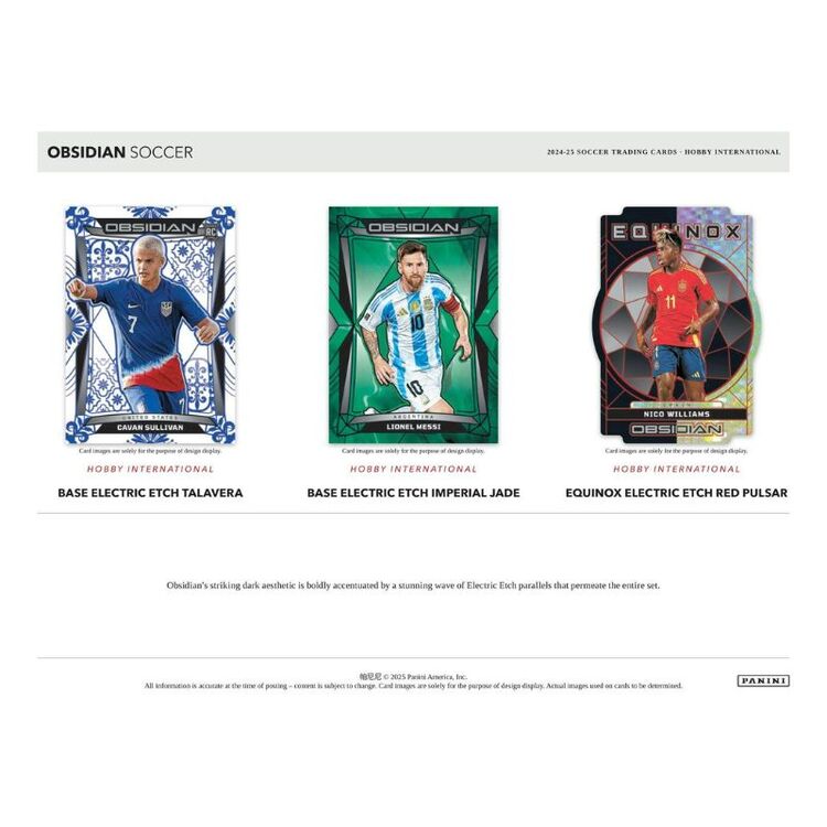 Product Panini 2024-2025 Obsidian Soccer Hobby International Box image
