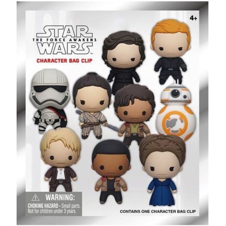 Product Μπρελόκ Star Wars 3D Foam Bag Clip 1τμχ Τυχαία Επιλογή image