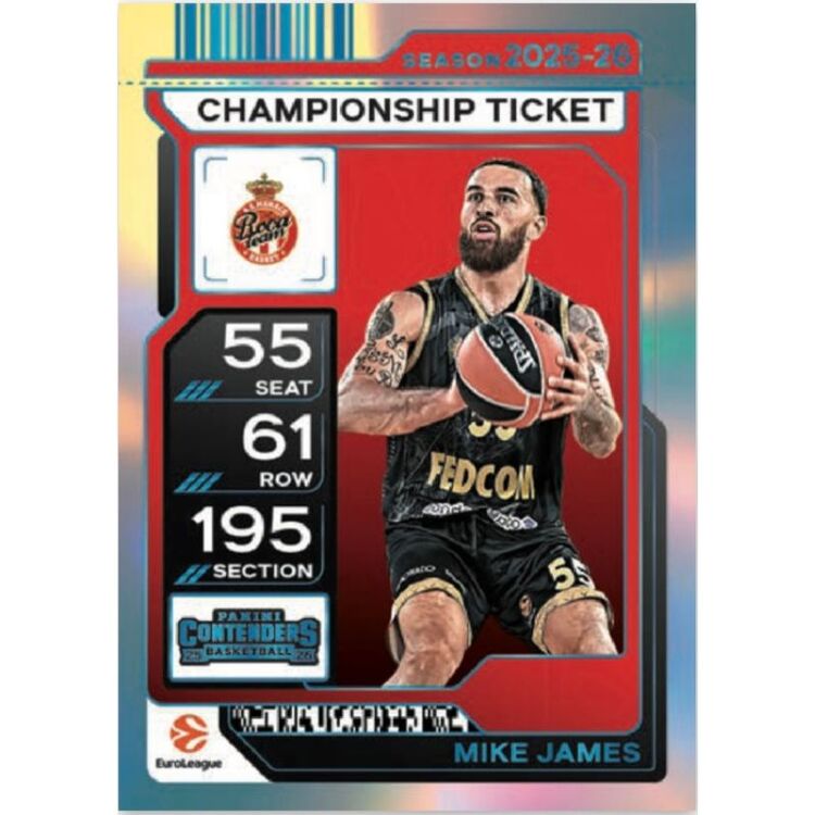 Product Panini Euroleague Contenders Basketball 2025/26 Hobby Box image