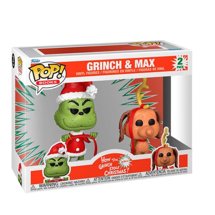 Product Funko Funko Pop! 2-Pack Books: How The Grinch Stole Christmas  Grinch & Max image