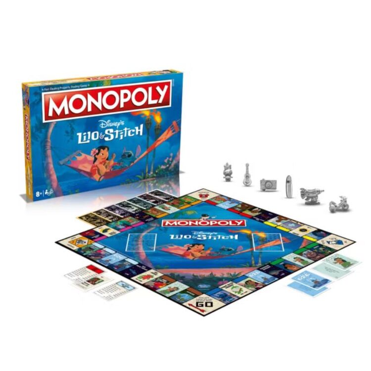 Product Επιτραπέζιο Παιχνίδι Disney: Monopoly - Lilo & Stitch Board Game (English Language) image