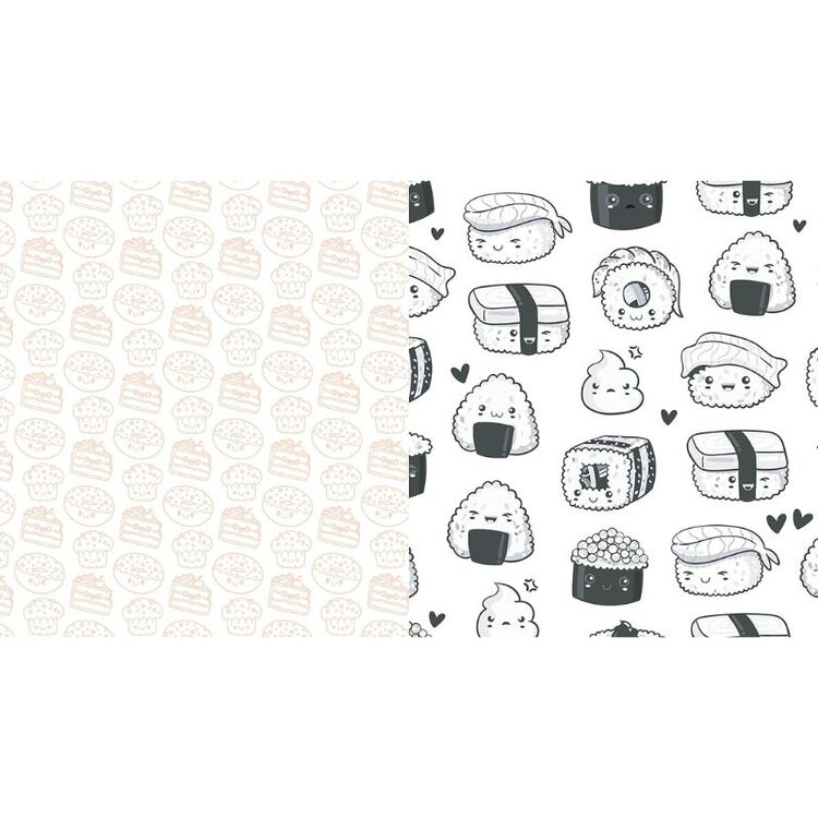 Product Cute Kawaii Coloring Kit: Coloring Book image