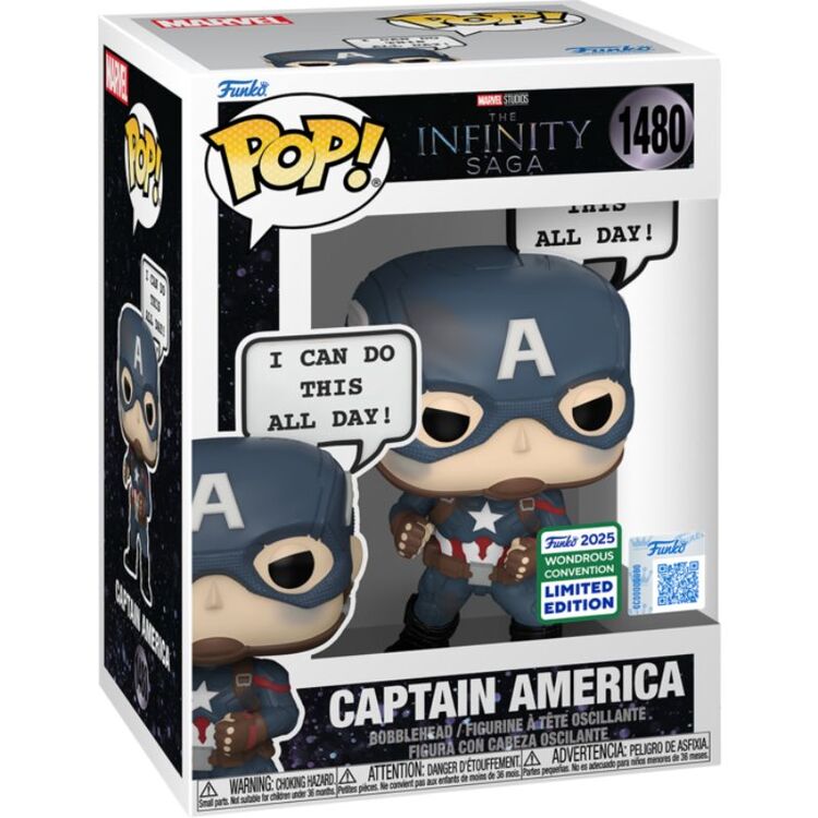 Product Funko POP! Infinity Saga - Captain America (WonderCon 2025 Exclusive) image