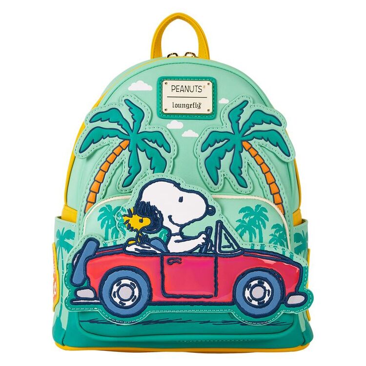 Product Loungefly Peanuts Snoopy Road Trip Mini Backpack image
