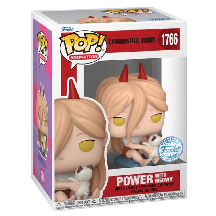 Product Φιγούρα Funko Pop! Chainsaw Man Power with Meowy (Chase is Possible) (Special Edition) image