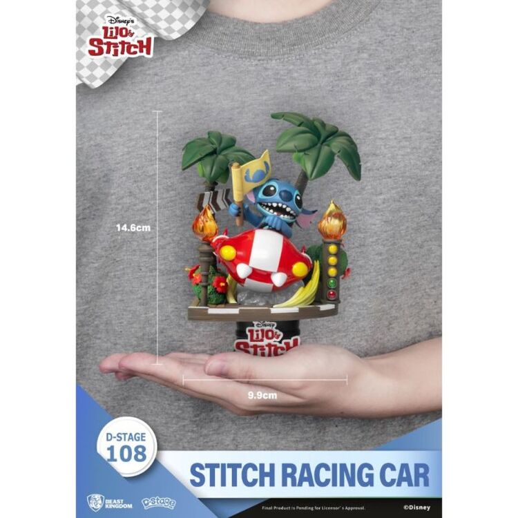Product Φιγούρα D-Stage Stitch Racing Car Diorama image